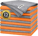 FIXSMITH Microfiber Cleaning Cloth -Pack of 12, Highly Absorbent Cleaning Rags by FIXSMITH