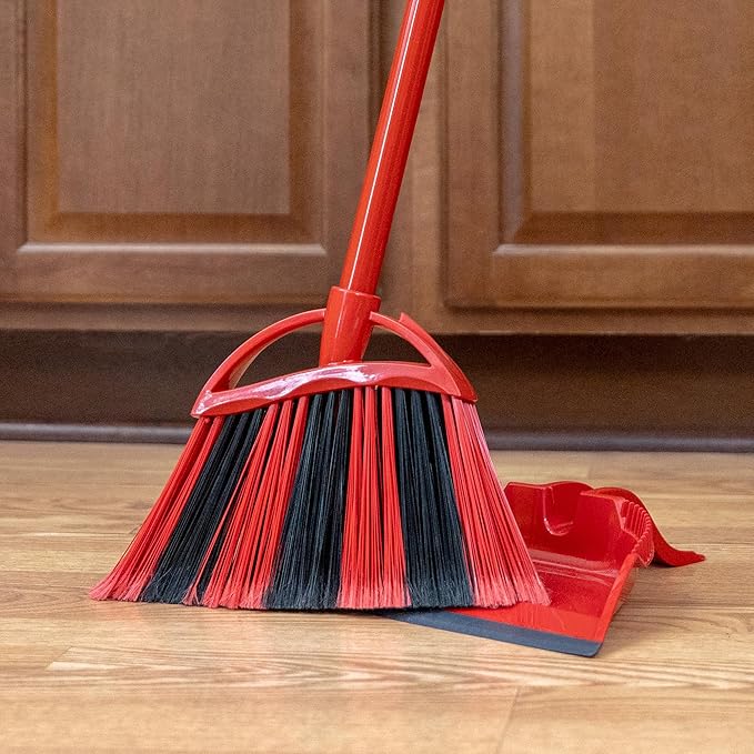 O-Cedar One Sweep Broom with Step-On Dustpan | Remove 99% with One | - Image 8