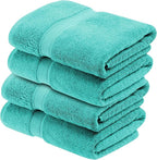 Superior Egyptian Cotton Pile Bath Towel Set of 4, Ultra Soft Luxury Towels - Image 2
