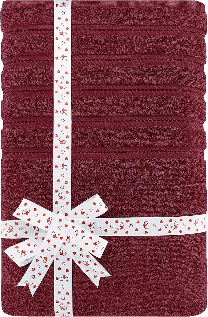 American Soft Linen 35x70 Jumbo Large Bath Towel, 600 GSM 100% Cotton Turkish - Image 3