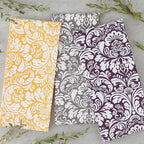 DII Cotton Dish Towel Set Damask Print - Image 6