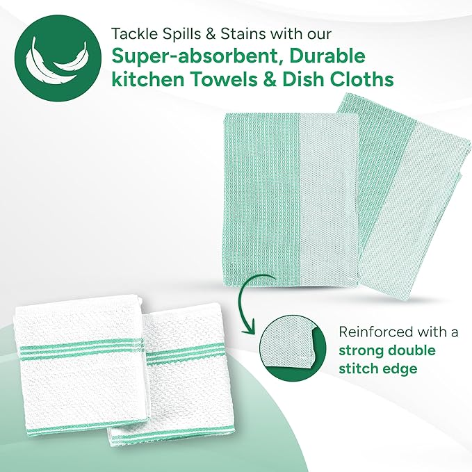 Casa Platino Potholders & Oven Mitts Heat Resistant, 8-Piece Mini Oven Mitts - Image 4