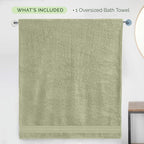 Elegant Comfort Three Line Popcorn Extra Large Luxury Bath Towel - Image 5