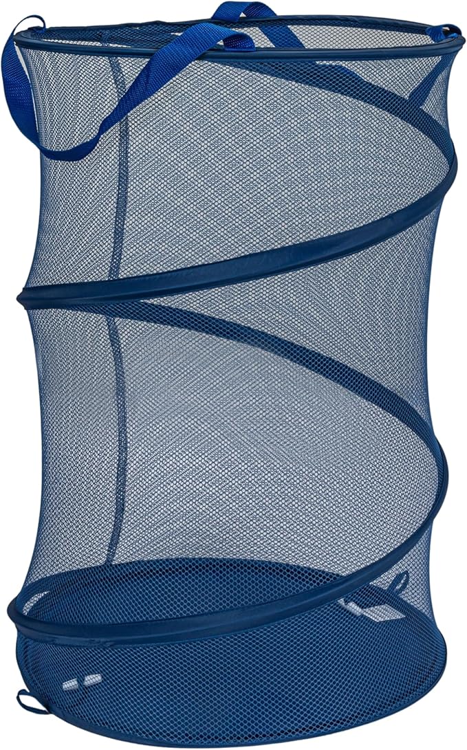 Household Essentials Pop-Up Mesh Laundry Hamper - Image 4
