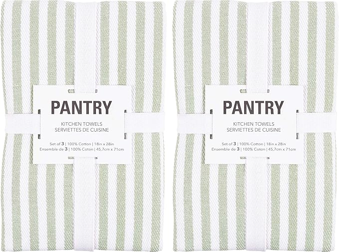 KAF Home Premium Kitchen Towels, Large 100% Cotton, Flat & Terry Absorbent Dish - Image 5