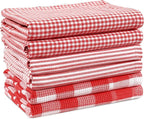 Casa Platino 6PC Kitchen Towels Set, Summer Kitchen Towels, Cotton Absorbent by CasaPlatino