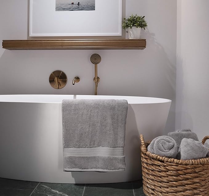 Fabdreams 100% Organic Cotton Bath Sheet Set of 2 700 GSM Oversized Towels - Image 7