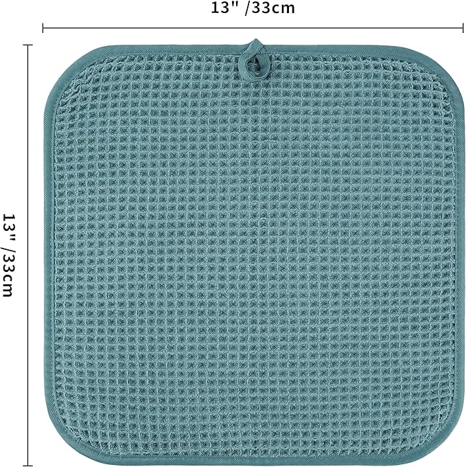 Microfiber Waffle Face Towels, 2 Pieces, Fast Drying, Lint Free 430 GSM - Image 7