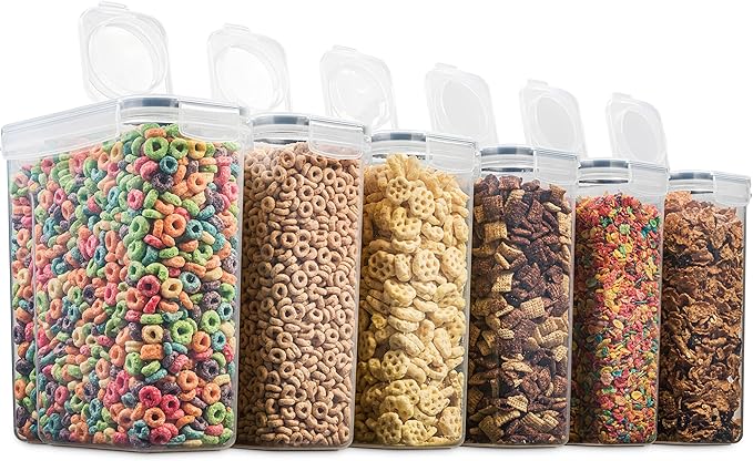 6 Pack Airtight Cereal Food Storage Container - Image 8