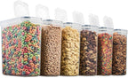 6 Pack Airtight Cereal Food Storage Container - Image 8