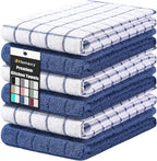 Homaxy Premium Cotton Kitchen Towels 16"x 28", Large Natural Ring Spun 390 GSM by Homaxy