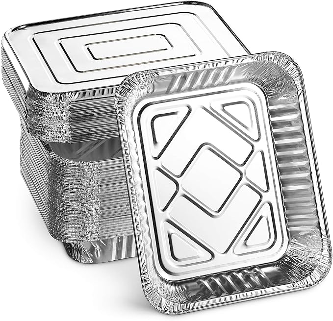 MontoPack 9x13 Aluminum Foil Half Size Roasting Pans by MontoPack