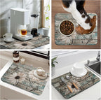Summer Sunflower Vintage Dish Drying Mats - Image 7