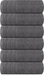 Tens Towels Pack of 6 Hand Towels, 100% Cotton, Lighter Weight, Quick to Dry - Image 8