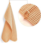 POLYTE 430 GSM Microfiber Lint Free Washcloth Face Towel, 13 x 13 in, 4 Pack - Image 2