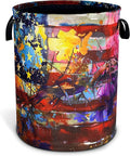 American Flag Laundry Basket Usa Flag Art Oxford Cloth Laundry Hamper by Unknown