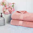 SUPERIOR Egyptian Cotton Pile Bath Sheet Set of 2, Ultra Soft Luxury Towels - Image 2