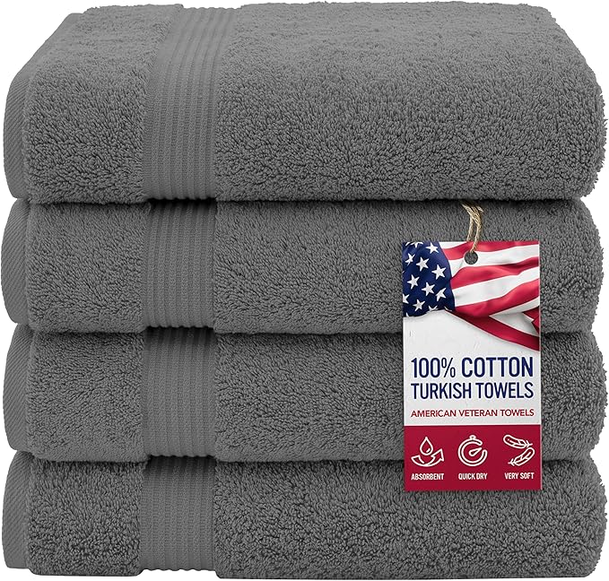 American Veteran Towel, 100% Cotton Turkish Bath Towels by AmericanVeteranTowel
