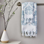 SKL Home Mirage Fringe 100% Turkish Cotton Hand Towel Set - Image 5