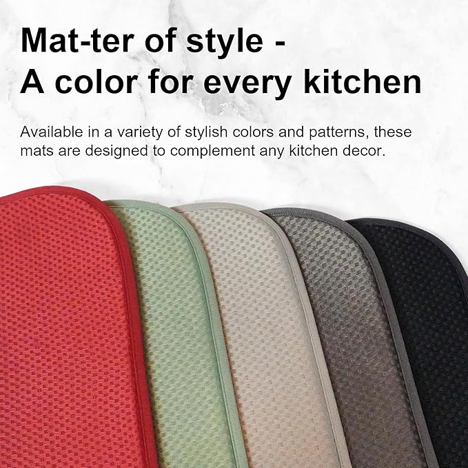 2-Pack Black Dish Drying Mats 20" x 15" – XL Dish Drying Mats - Image 6