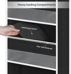 Univivi 6-Shelf Over Door Hanging Organizer Fabric Baby Door Storage - Image 5
