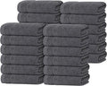 Tens Towels Pack of 24 Washcloths, 12 x 12 Inches, Lighter Weight, Quick to Dry by TensTowels