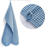 POLYTE 430 GSM Microfiber Lint Free Washcloth Face Towel, 13 x 13 in, 4 Pack - Image 2
