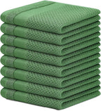 Homaxy 100% Cotton Dish Cloths, 8 Pack by Homaxy