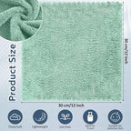 Newwiee 100 Pcs Washcloths Bulk Quick Drying Bathroom Wash Clothes 12 x 12 Inch - Image 2