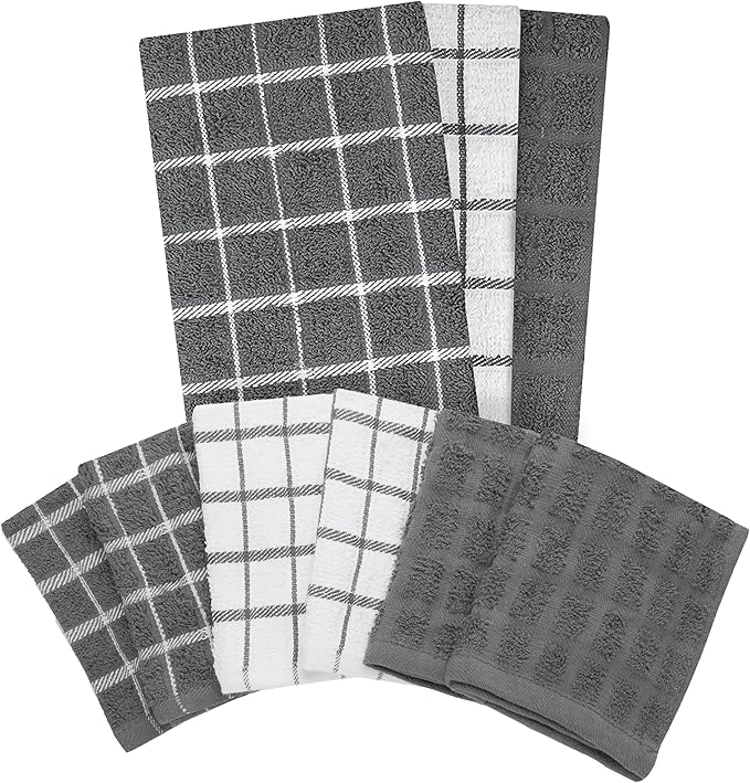 Ritz Premium 3-Pack Kitchen Towel & 6-Pack Dish Cloth Set - Image 2