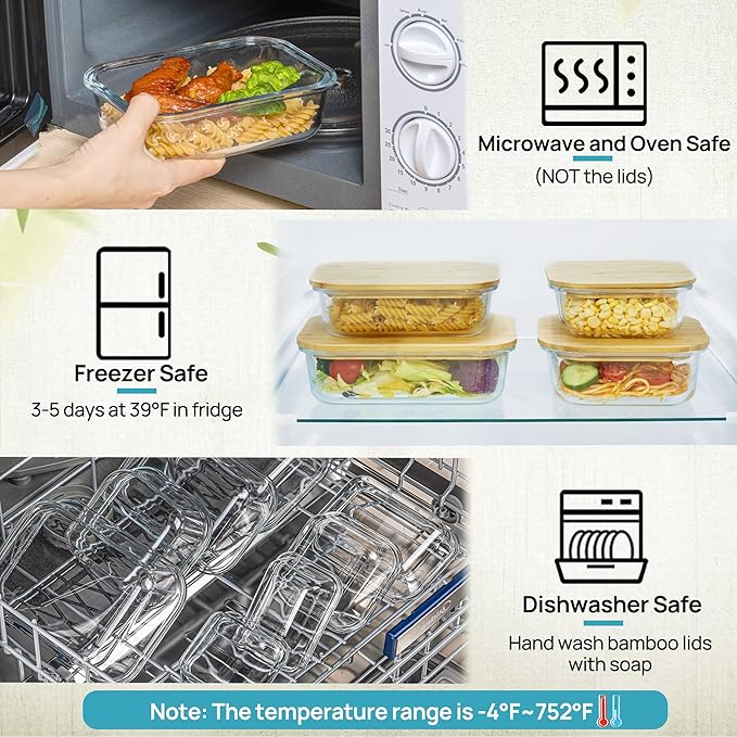 Vtopmart Glass Food Storage Containers - Image 4