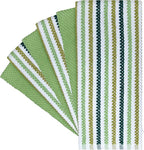 Premium Kitchen Towels | Large Cotton Kitchen Hand Towels | Popcorn Striped - Image 2