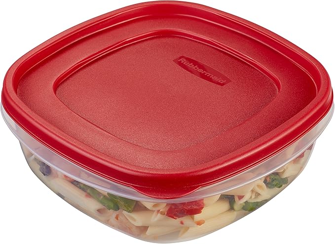 Rubbermaid Easy Find Lids Food Storage Container, 9 Cup, Racer Red - Image 6
