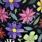Colorful Hippie Flower Laundry Basket Art Flowers Foldable Funny Laundry Hamper - Image 5