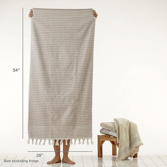 SKL Home Longborough 100% Turkish Cotton Premium Bath Towel, 640 GSM, Soft & - Image 6