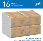 Scott Professional Universal Multifold Narrow Width Paper Towels, Absorbency - Image 2
