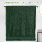 Elegant Comfort Three Line Popcorn Extra Large Luxury Bath Towel - Image 5