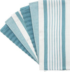 Premium Kitchen Towels | Large Cotton Dish Towels | Flat & Terry Highly - Image 3