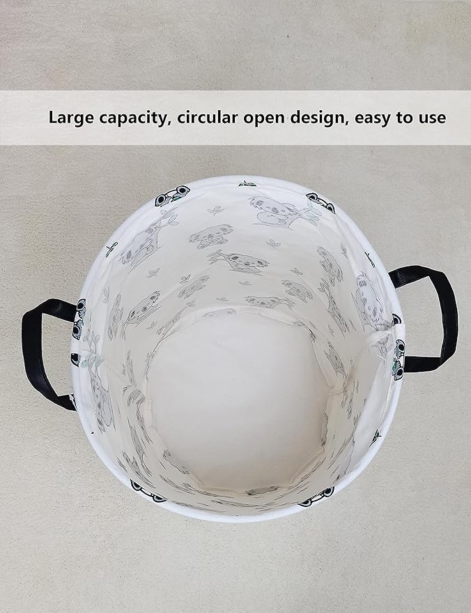 QUEENLALA Large Storage Basket, Laundry Hamper/Bathroom/Home Decor/Collapsible - Image 6