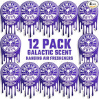 Chemical Guys Hanging Air Freshener, Galactic Scent 12 Pack, Dorm Room & More by ChemicalGuys