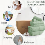 Simple&Opulence 6 Piece Luxury Towel Set, 100% Cotton Bathroom Towels - Image 8