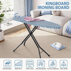 KINGBOARD Foldable Ironing Board Full Size, Iron and Ironing Board Set Standard - Image 6