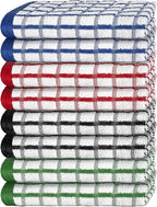 Premium Dish Towels for Kitchen, 8 Pack, 16x26 by WhiteClassic