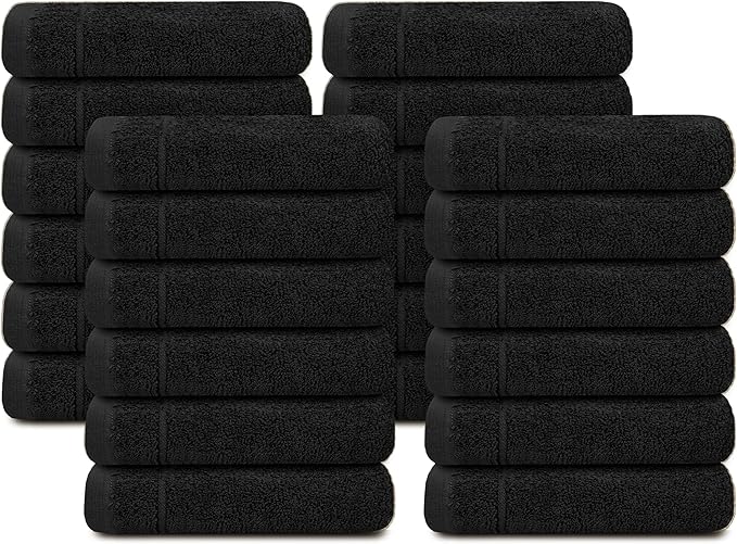 Tens Towels Pack of 24 Washcloths, 12 x 12 Inches, Lighter Weight, Quick to Dry - Image 8