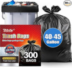 Teivio Trash Bags, 40-45 Gallon, by Teivio
