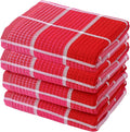 Bright Large Kitchen Towels, 16 Inch x 26 Inch Buffalo Check Dish Towels by Unknown