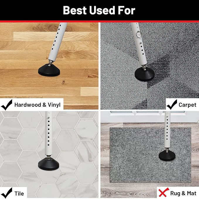 Door Stoppers Security Bar 2 Pack - Image 5