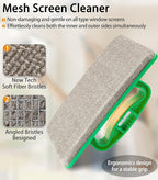 MyLifeUNIT Mesh Screen Cleaner, Detachable Window Screen Cleaning Brush Washing - Image 3