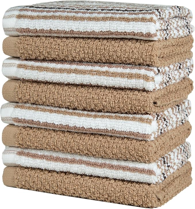 Bumble Premium Dish Cloths Towel 12"x12" | 100% Natural Ring Spun Cotton Tea - Image 5