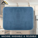 Dish Drying Mat, Microfiber Ultra-Absorbent Kitchen Counter Mat, Ideal Dish - Image 2